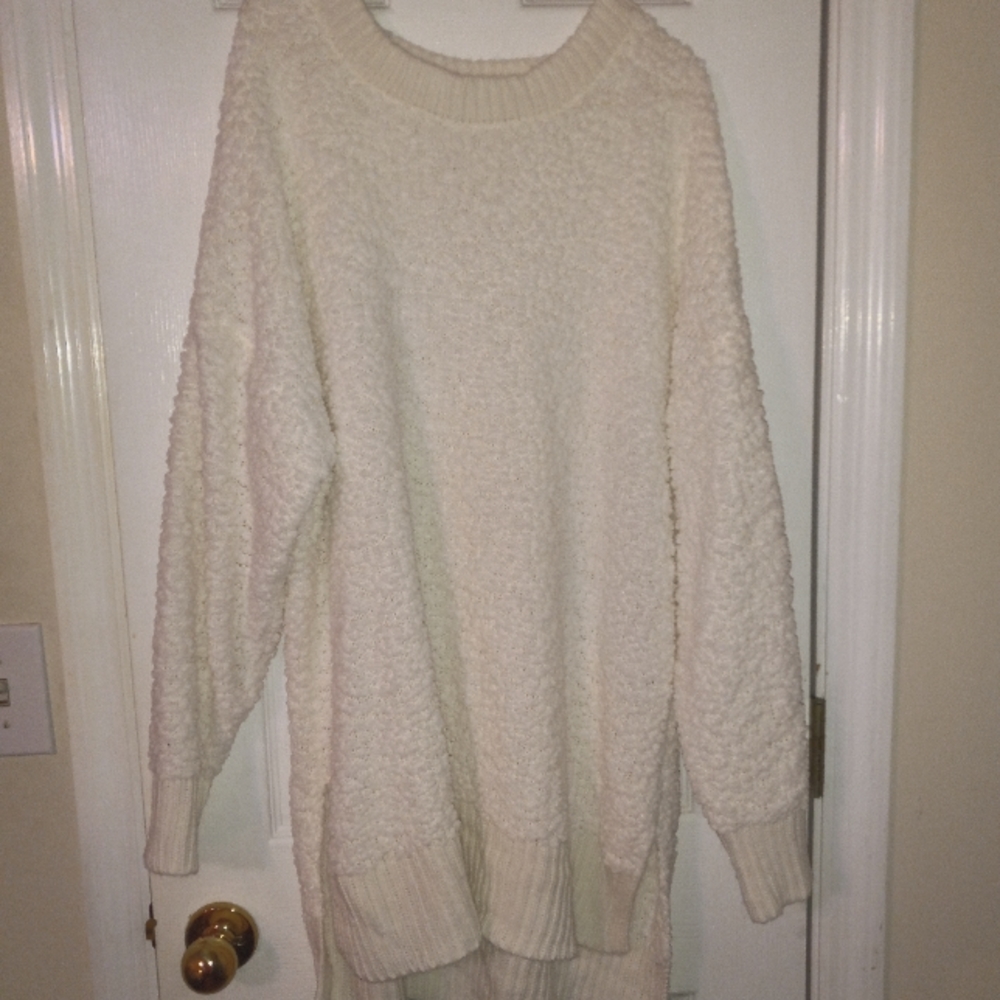 Women's white sweater